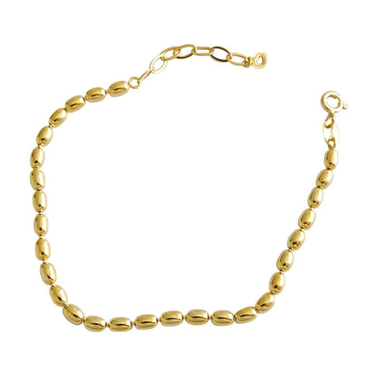 Sidabrinė auksuota apyrankė