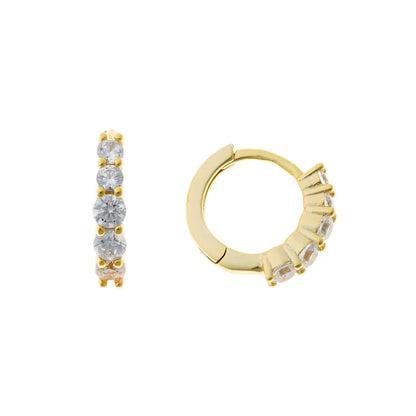 Sidabrinės rinkutės su cirkoniais