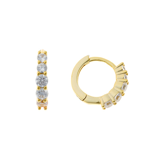 Sidabrinės rinkutės su cirkoniais