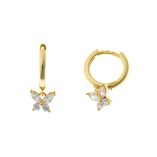 Sidabrinės rinkutės su drugeliu