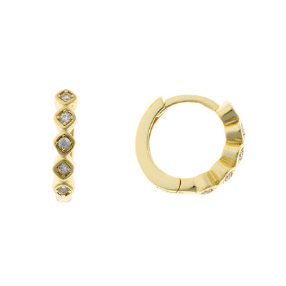 Sidabrinės rinkutės su cirkoniais