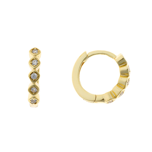 Sidabrinės rinkutės su cirkoniais