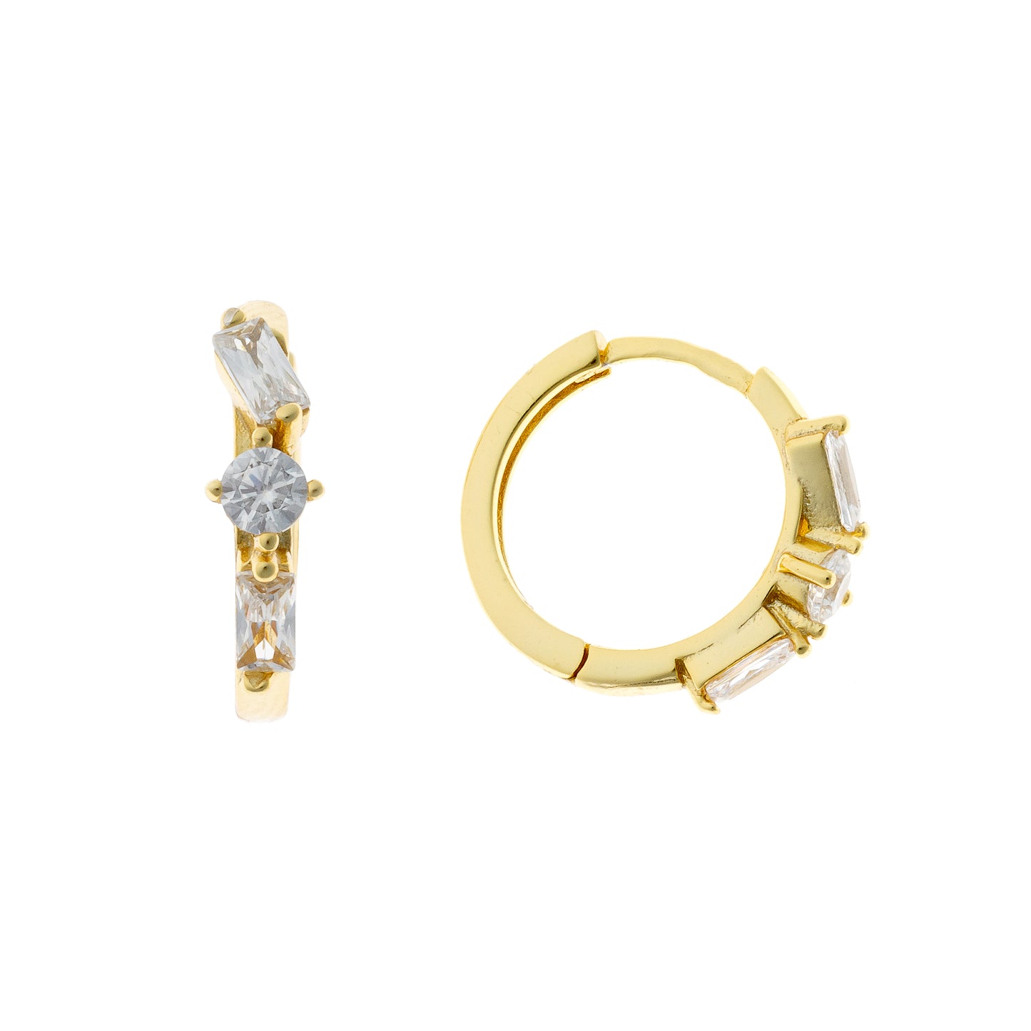 Sidabrinės rinkutės su cirkoniais