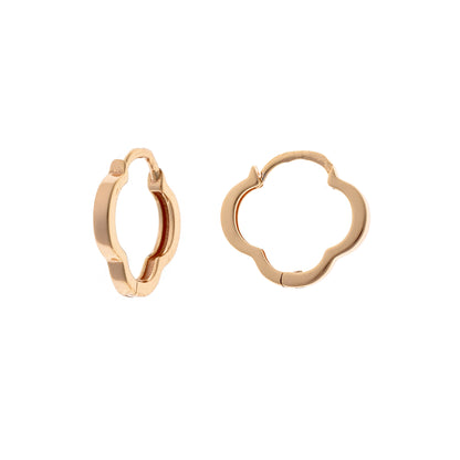 Sidabrinės paauksuotos rinkutės "Keturlapis dobilas"