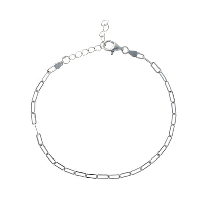 Sidabrinė rodžiuota apyrankė "Chain"