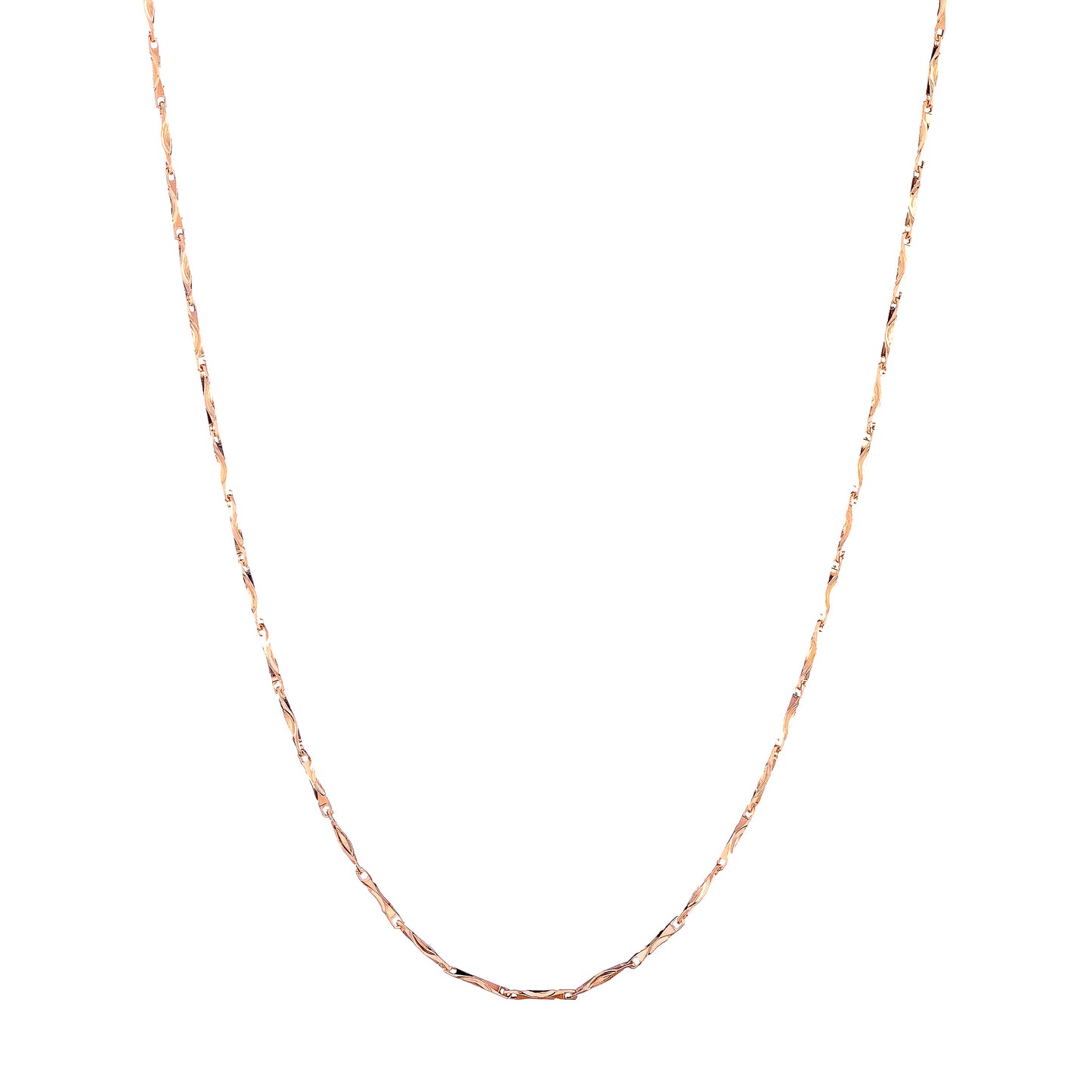 Sidabrinė paauksuota 40 - 45 cm grandinėlė "Ingot'