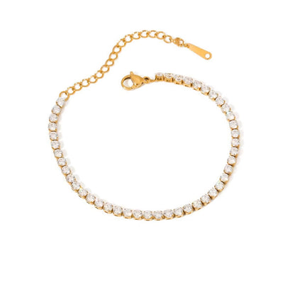 Auksuota apyrankė Tennis 3mm