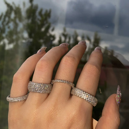 2mm žiedelis su cirkoniu