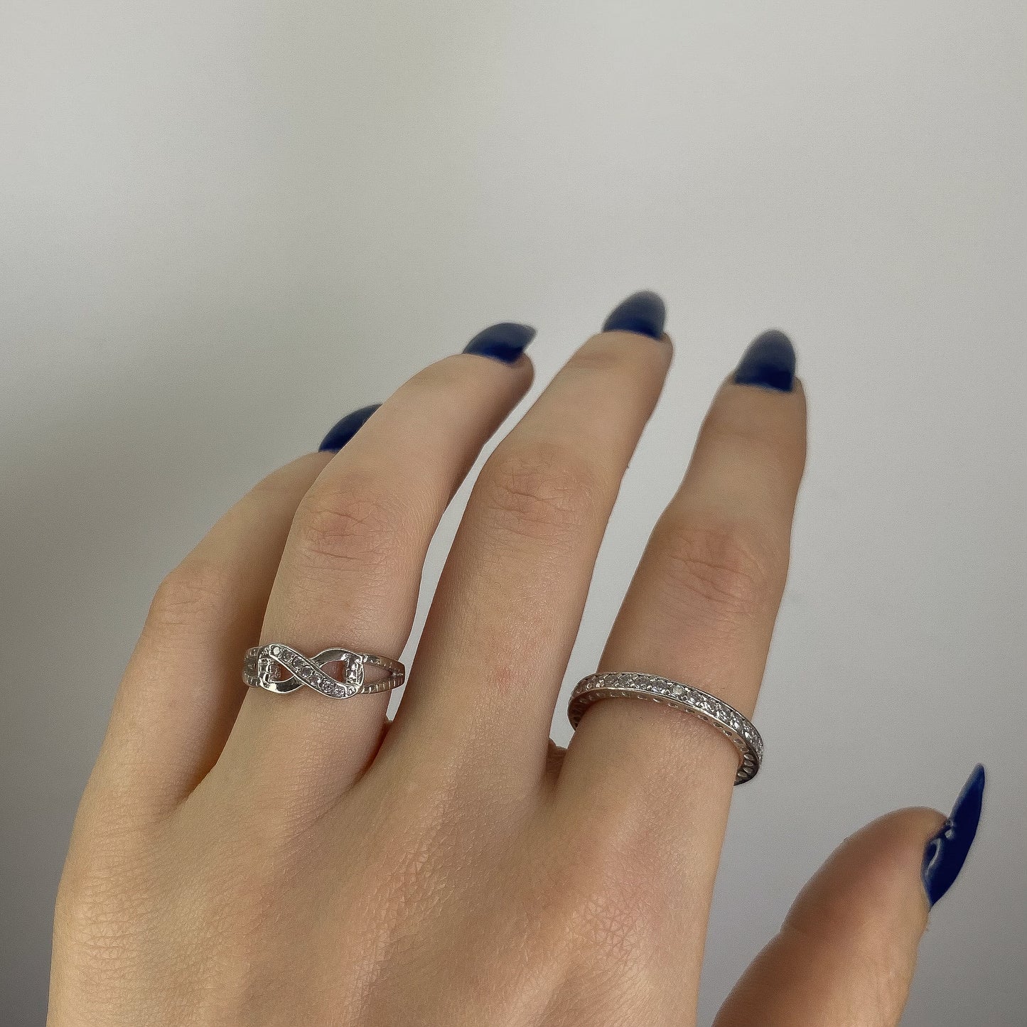 Sidabrinis žiedas su begalybe