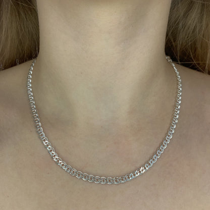 16,40-17,90 g sidabrinė grandinėlė "Nonna" 55-60cm