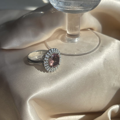 925 Sidabrinis Rodžiuotas Žiedas su Spalvą Keičiančiu Sultanitu