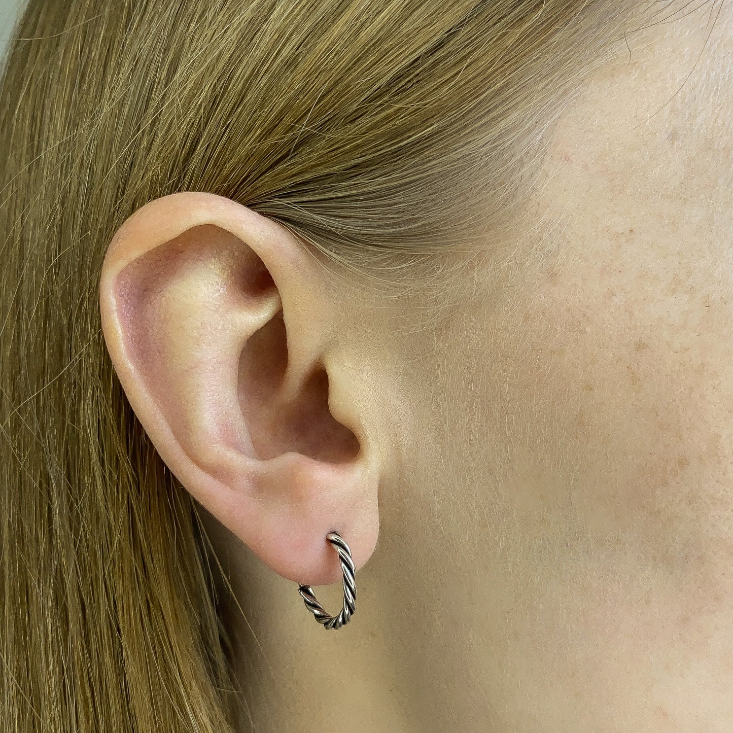 1,2 - 3,5 cm oksiduoto sidabro suktos rinkutės