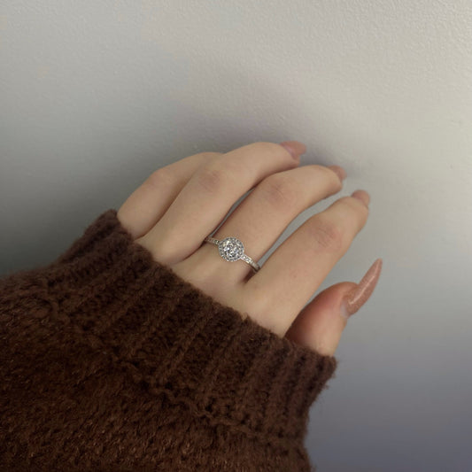 Sidabrinis žiedas "Soleste"