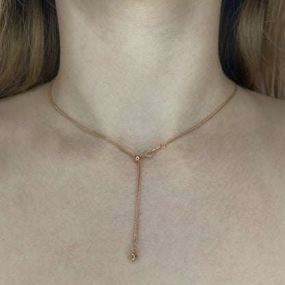 Sidabrinės 55 cm Chopin pynimo grandinėlės