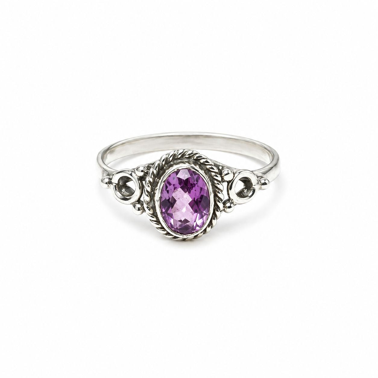 Sterling Silver Amethyst Ring