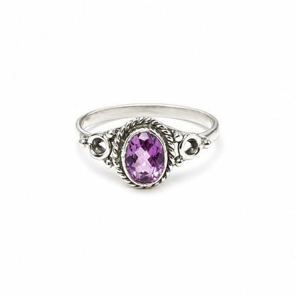Sterling Silver Amethyst Ring