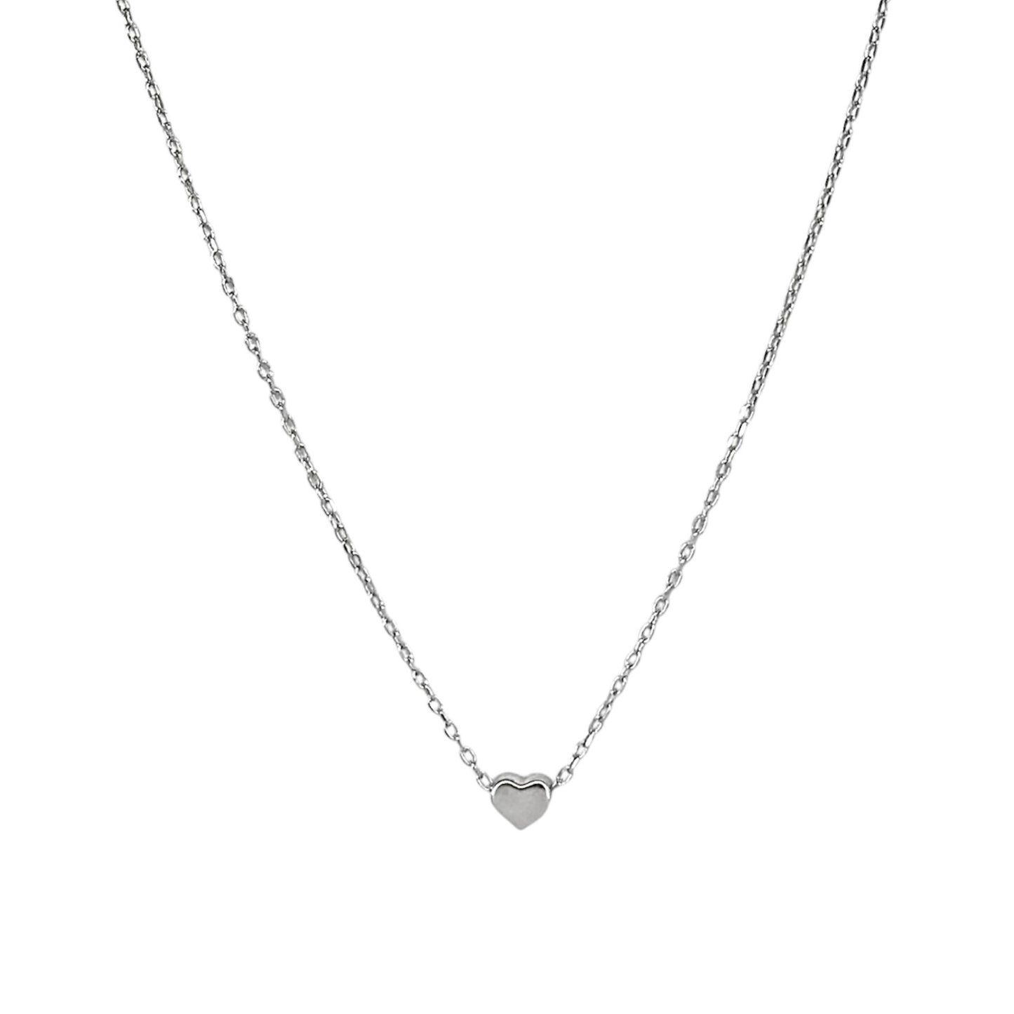 Sidabrinė širdutė su grandinėle