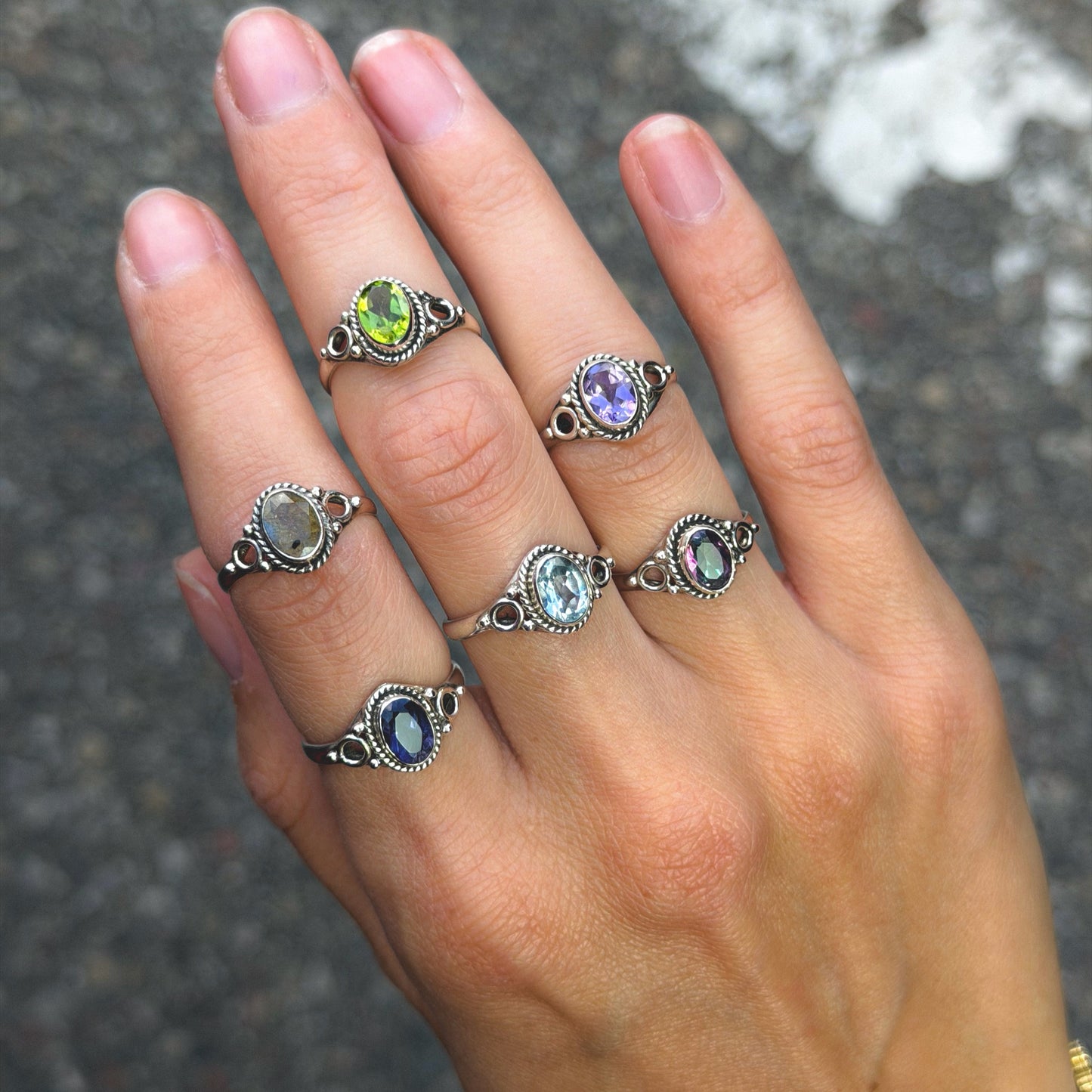 Sterling Silver Amethyst Ring