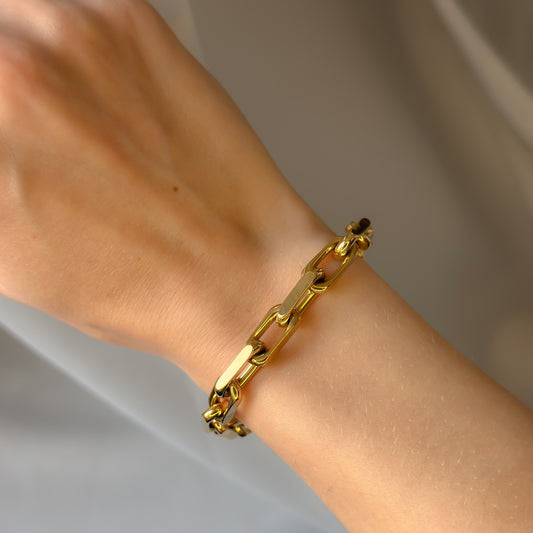 Masyvi auksuota apyrankė