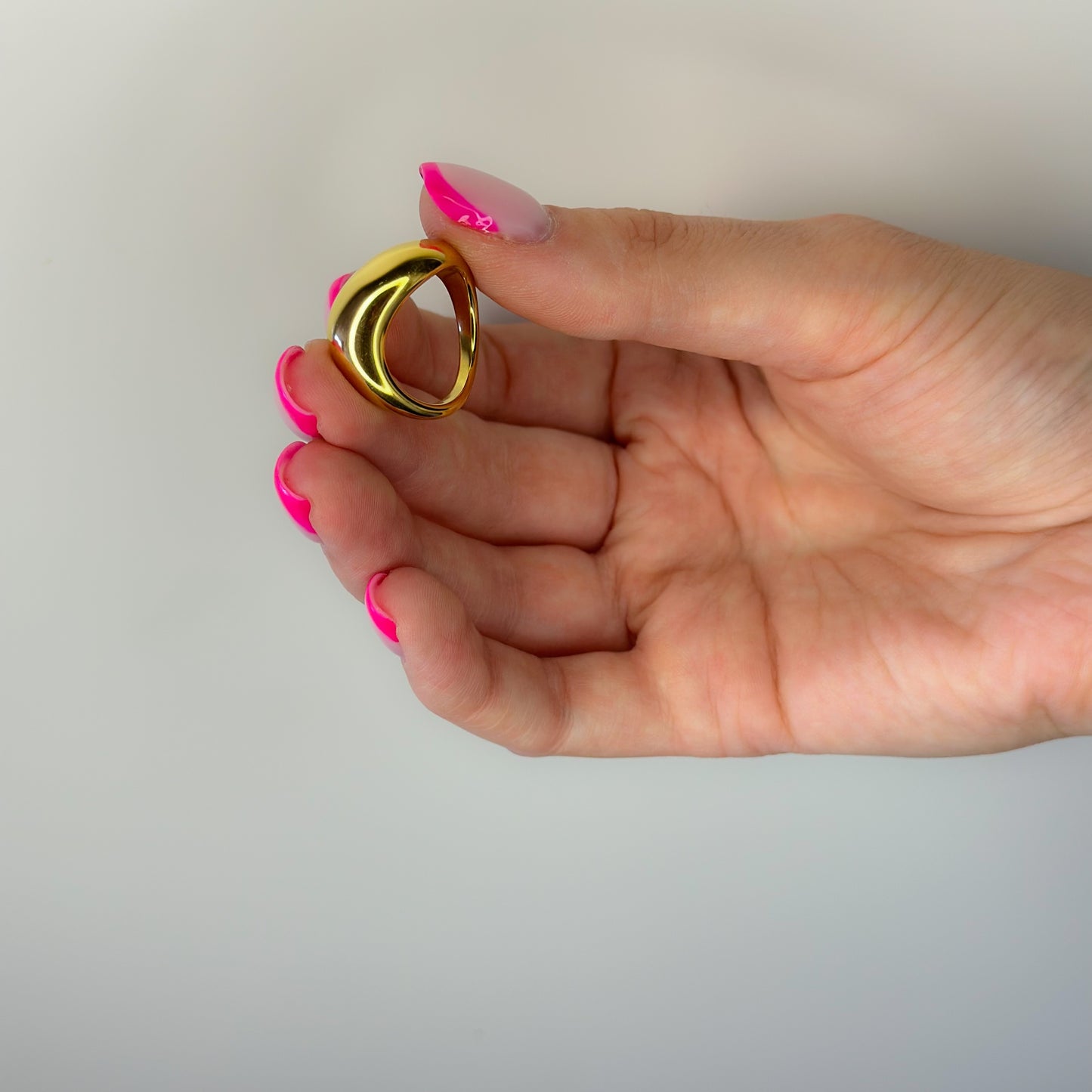 Masyvus žiedas „Wave Band“