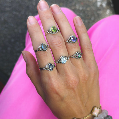 Sterling Silver Amethyst Ring