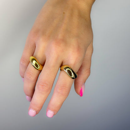 Masyvus žiedas „Wave Band“