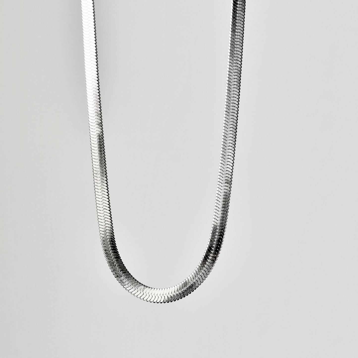 5mm pločio plieninė grandinėlė „Flat Chain“