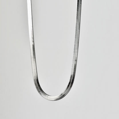 5mm pločio plieninė grandinėlė „Flat Chain“