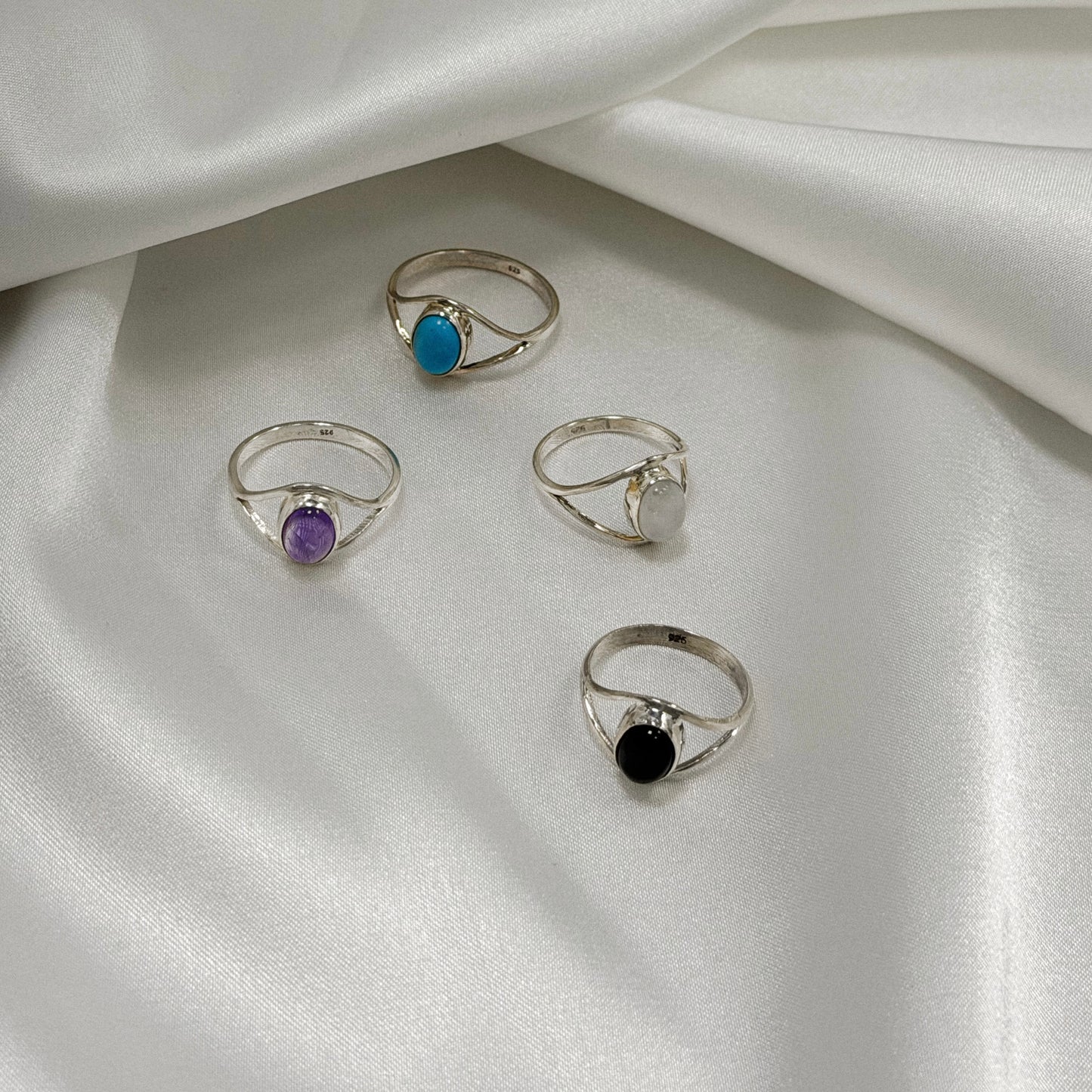 Sterling Silver Moonstone Ring
