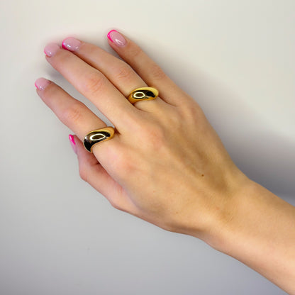 Masyvus žiedas „Wave Band“