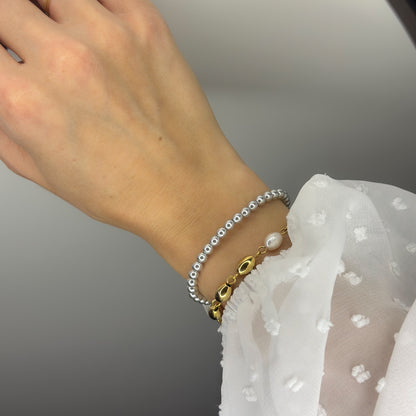 Sidabrinė apyrankė su burbuliukais