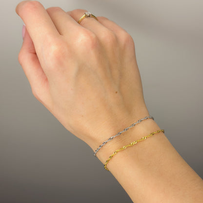 Sidabrinė apyrankė "Wave"