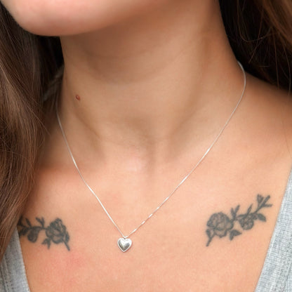 Sterling Silver Heart Necklace
