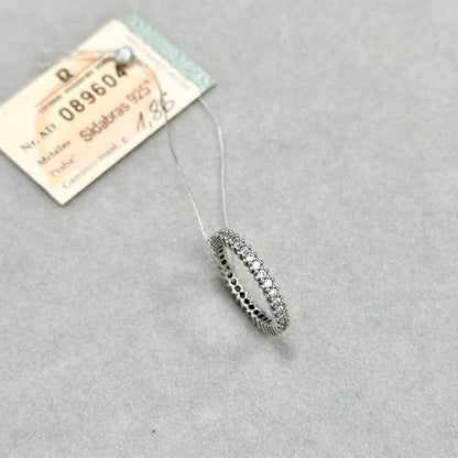 2mm žiedelis su cirkoniu