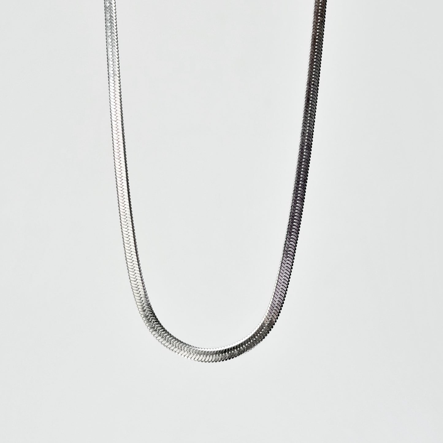 3mm pločio plieninė grandinėlė „Flat Chain“