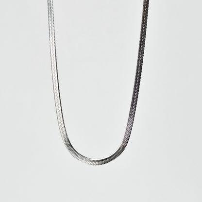 3mm pločio plieninė grandinėlė „Flat Chain“