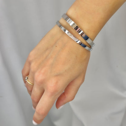 Hera – plieninė apyrankė (4 mm / 6 mm)