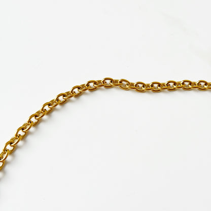 4,5mm auksuota grandinėlė "Rolo"