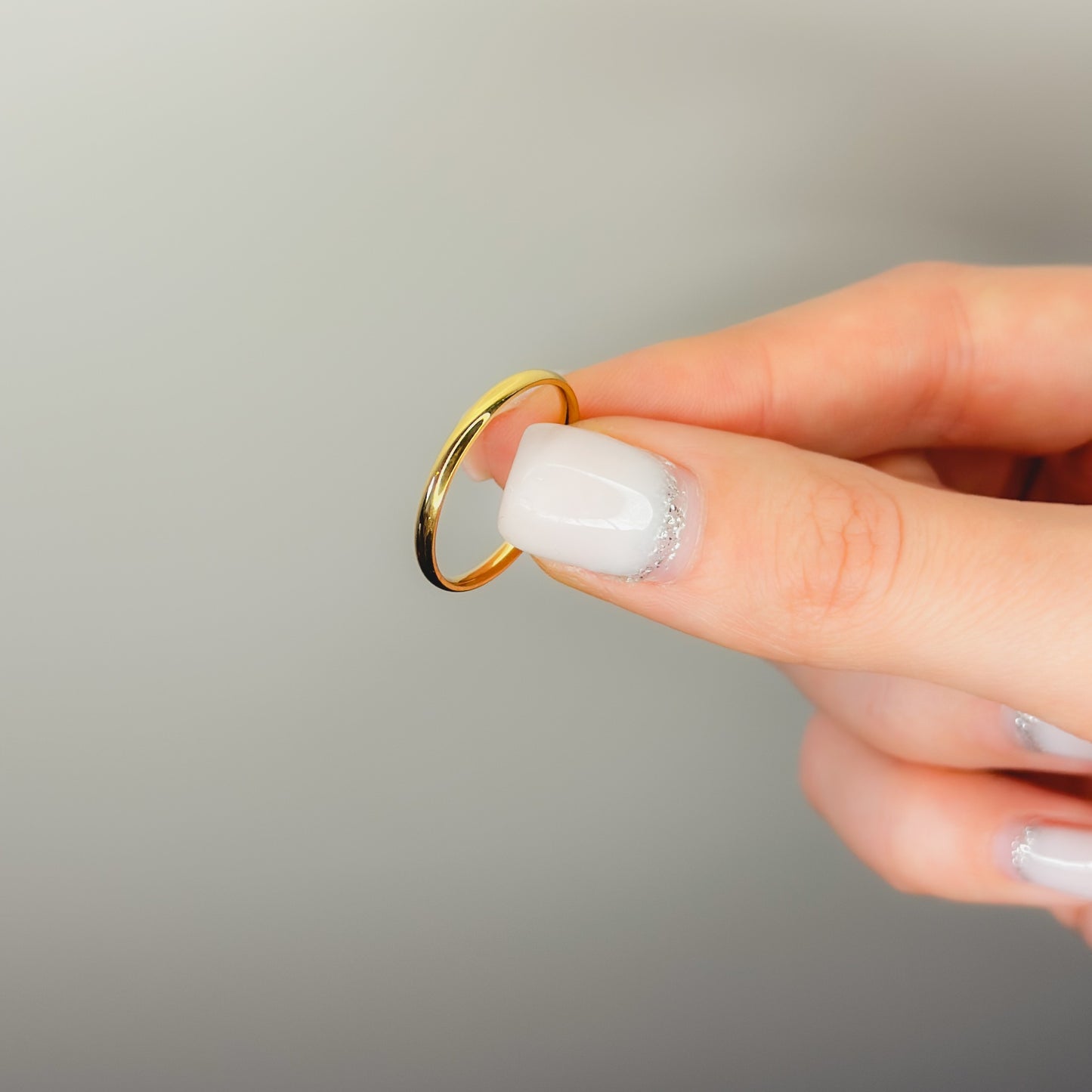 Klasikinis 2mm auksuotas žiedas