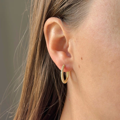 Sidabrinės rinkutės su cirkoniais