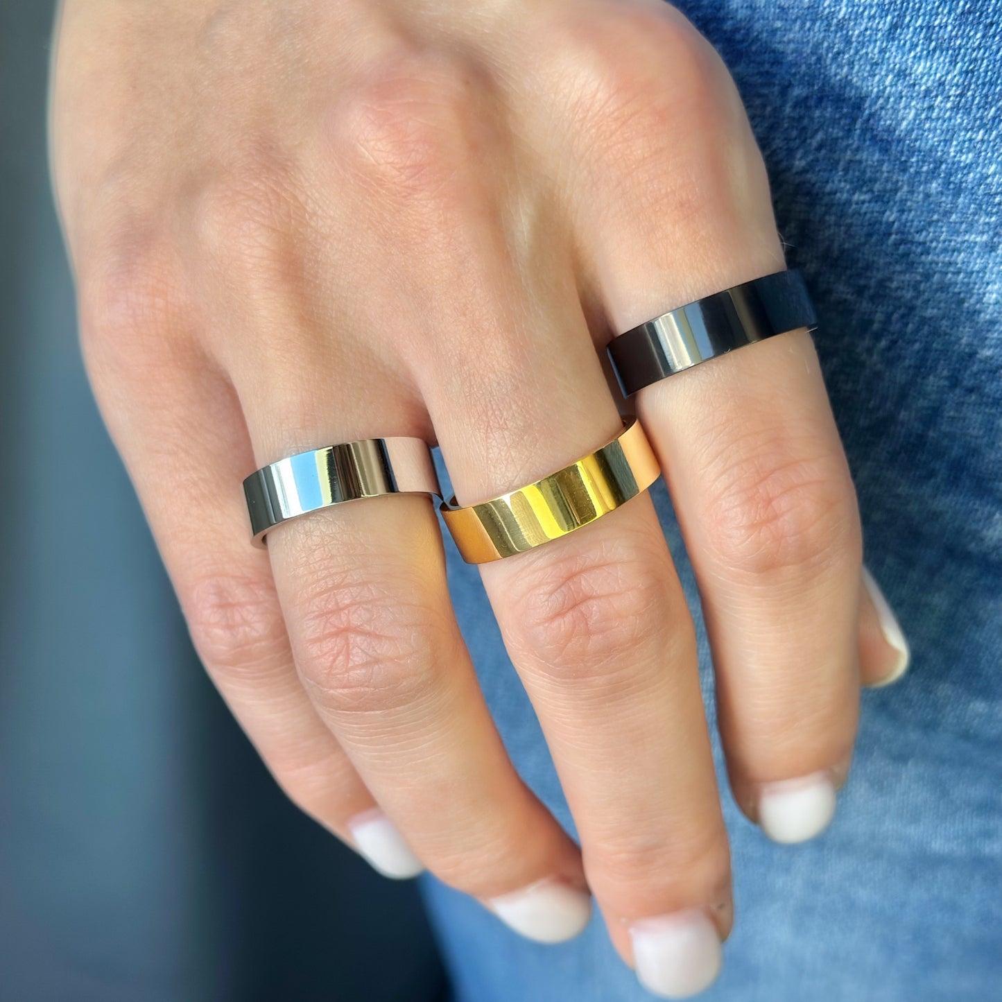 6 mm žiedas poliruotu paviršiumi