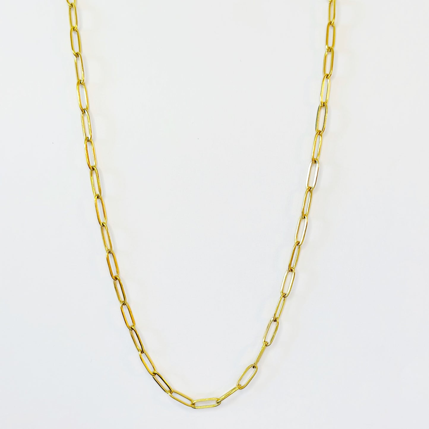 3mm pločio auksuota grandinėlė "Chain"