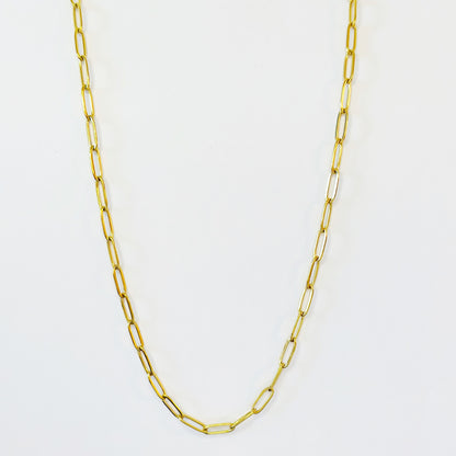 3mm pločio auksuota grandinėlė "Chain"