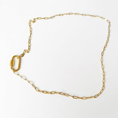 2,5mm pločio auksuota grandinėlė "Chain"