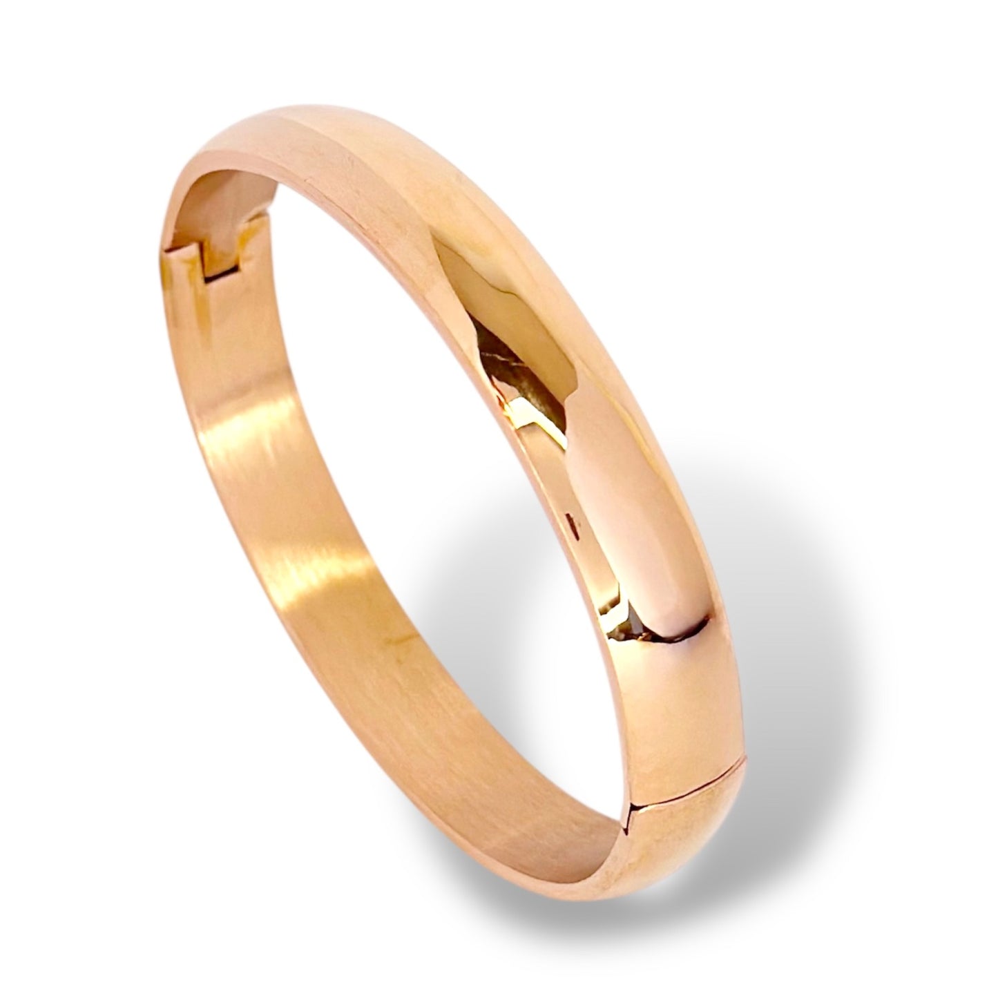 4 mm - 10 mm paauksuota apyrankė poliruotu paviršiumi