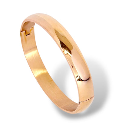 4 mm - 10 mm paauksuota apyrankė poliruotu paviršiumi