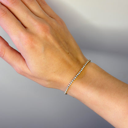 Auksuota apyrankė Tennis 2mm