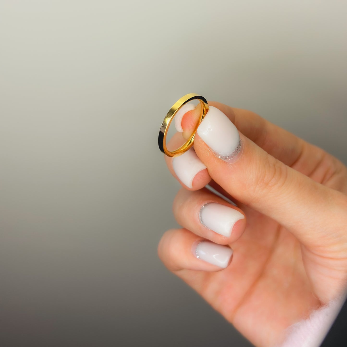 2 mm žiedas poliruotu paviršiumi