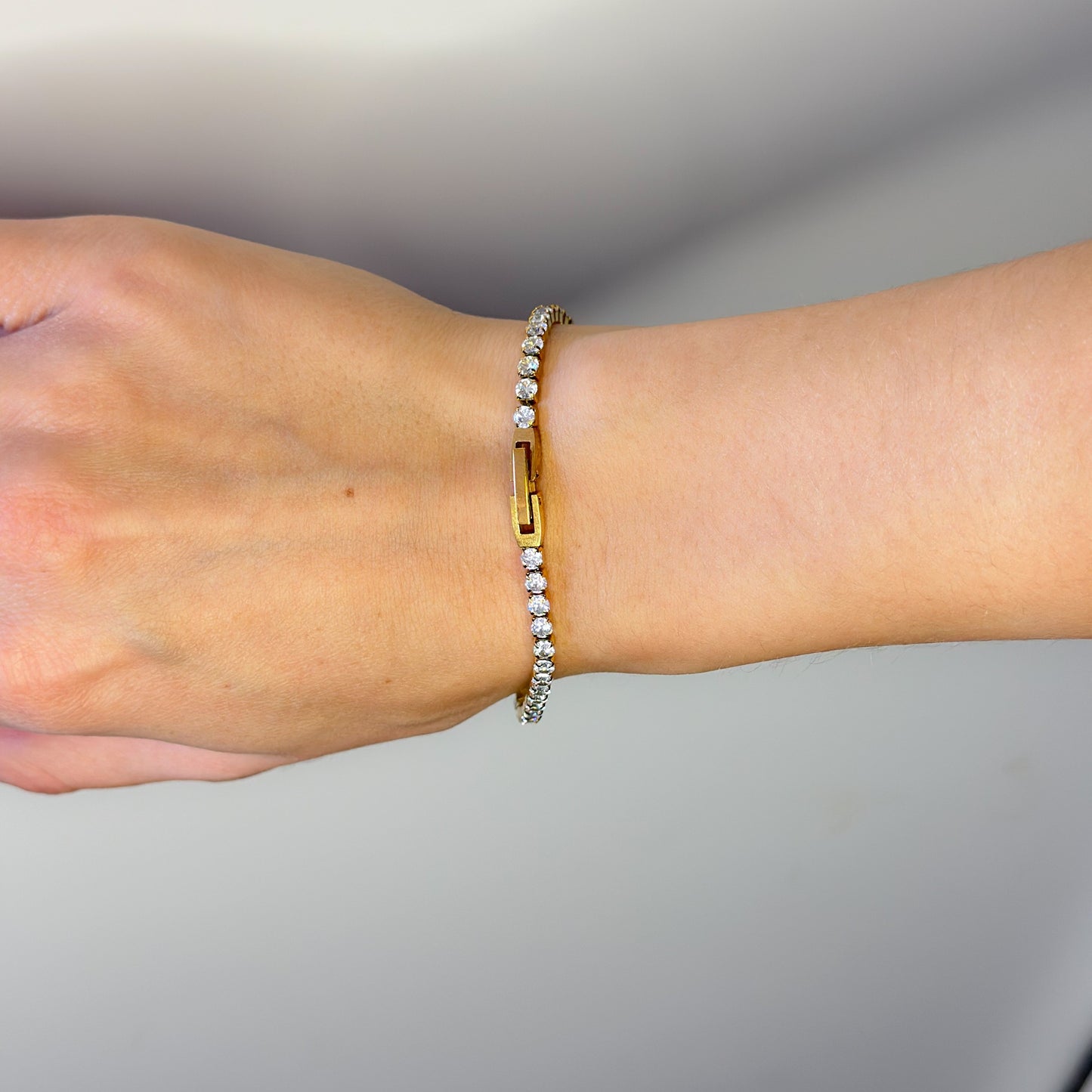 Auksuota apyrankė Tennis 3mm