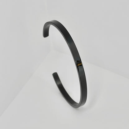 Apyrankė su juodu Black Gun padengimu (4 mm / 6 mm)